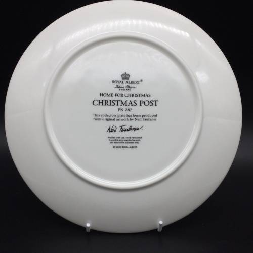 Royal Albert Christmas Plate `Christmas Post` (PN 287)