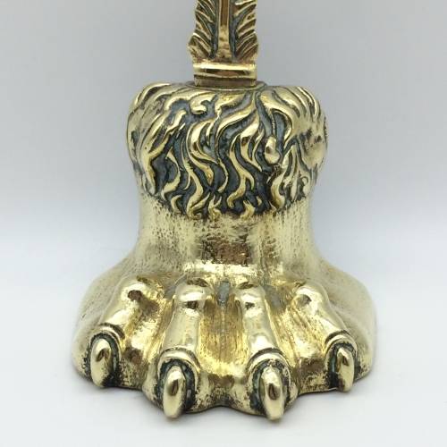 Impressive Antique `Brass Lions Paw` Doorstop (1830 -1860)