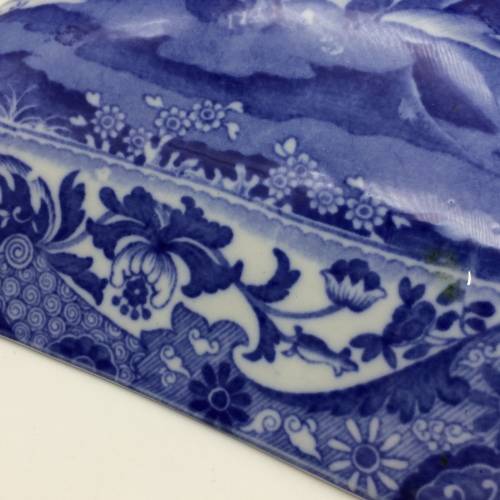 Vintage Spode `Italian Blue` Tureen Lid/Cover