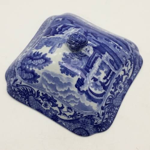 Vintage Spode `Italian Blue` Tureen Lid/Cover
