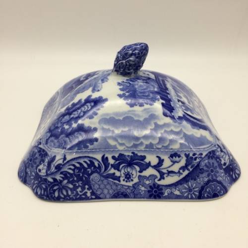 Vintage Spode `Italian Blue` Tureen Lid/Cover