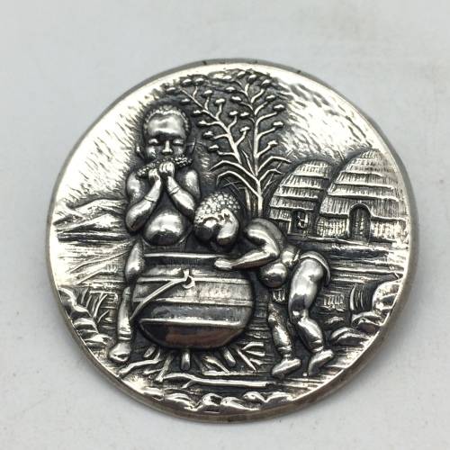 Vintage South African Silver `Candida` Brooch