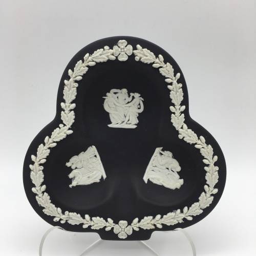 Black & White Jasperware Wedgwood Dish