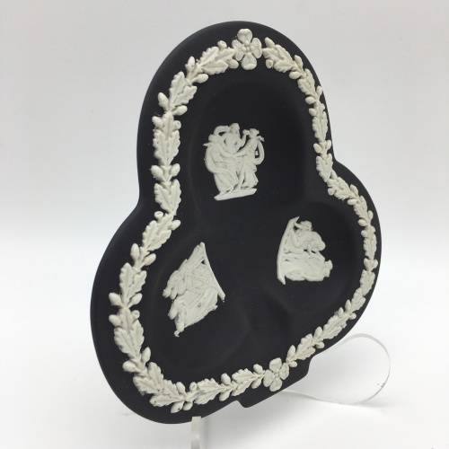 Black & White Jasperware Wedgwood Dish
