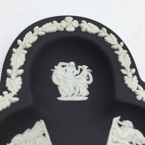 Black & White Jasperware Wedgwood Dish