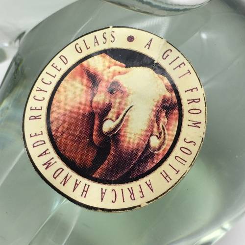 Collectable `Ngwenya` Glass Elephant and Calf
