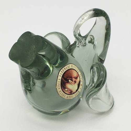 Collectable `Ngwenya` Glass Elephant and Calf