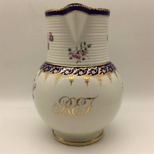 Large Antique `Derby - C1790` Porcelain Jug