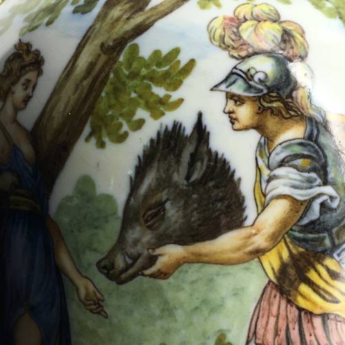 Rare Antique `Richard Ginori Majolica` Vase