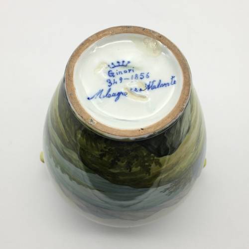 Rare Antique `Richard Ginori Majolica` Vase