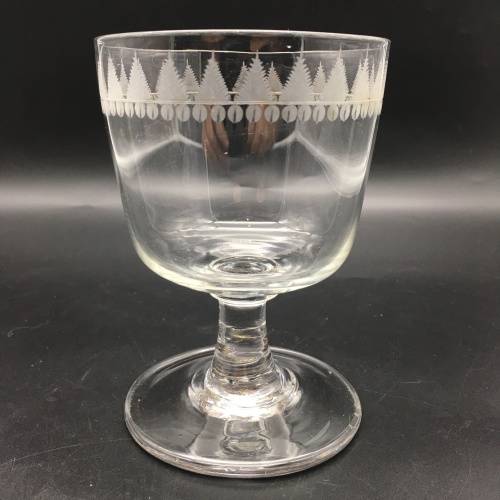 Scarce `Georgian Glass Rummer` (C.1820)