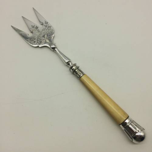 Victorian `Bone-Handled` Meat or Bread Fork