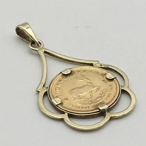 Attractive `1/10th Krugerrand` Coin Pendant