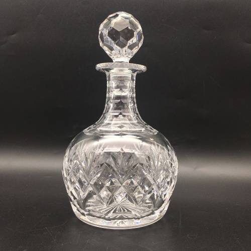 Quality `Royal Doulton` Cut Crystal Decanter