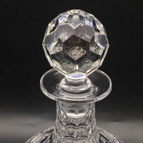 Quality `Royal Doulton` Cut Crystal Decanter