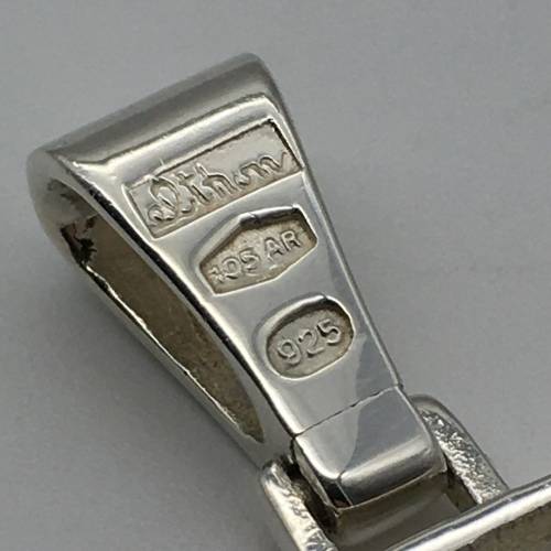 Italian `Silver & Mother of Pearl` Pendant