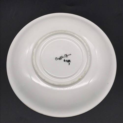 Scarce Art Deco `Carlton China - Sylvan Tree` Side Plates and Saucers (8)