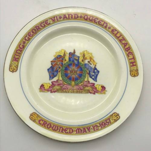 1937 `King George VI & Queen Elizabeth` Coronation Plate