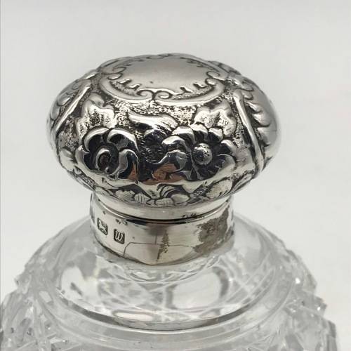 Silver and Crystal Scent Bottle