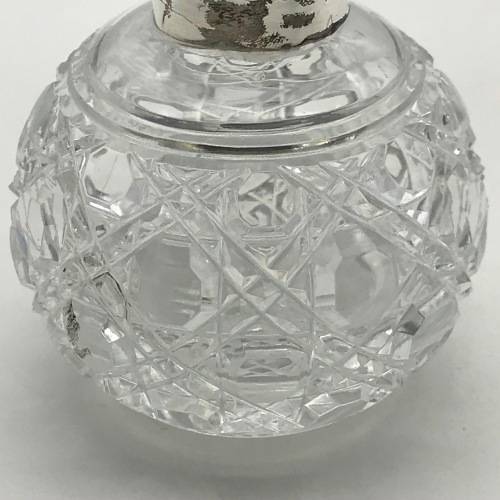Silver and Crystal Scent Bottle