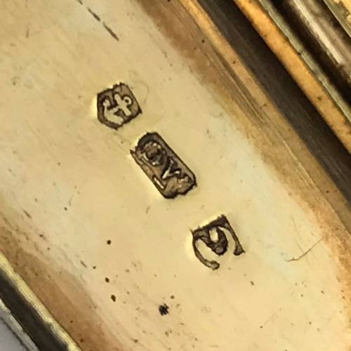 Unusual Antique Silver Vinaigrette (1837)