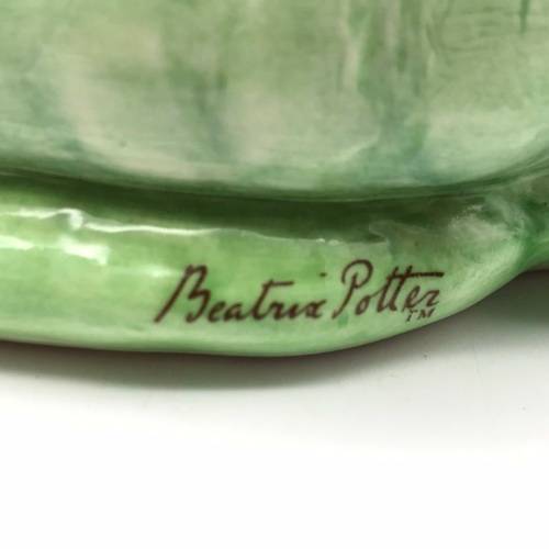 Beatrix Potter `Timmy Willie in a Pea Pod` Figurine