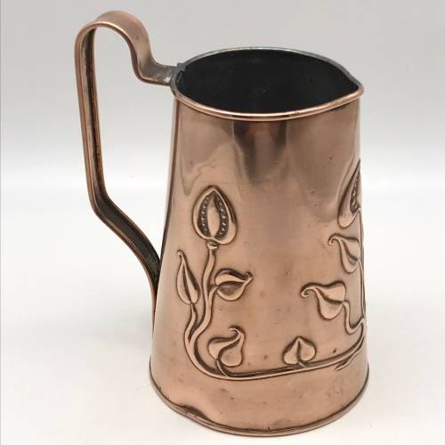 Antique Art Nouveau Copper Jug/Vase (Beldray)