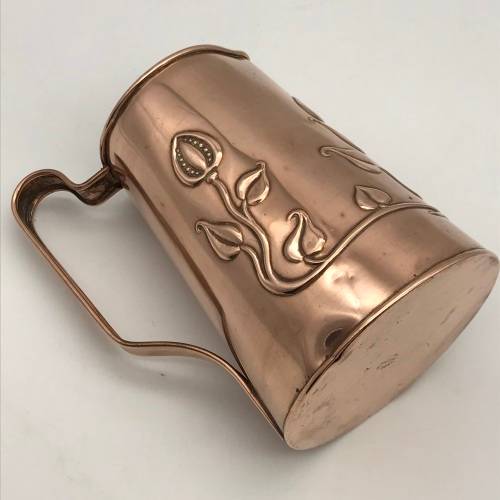 Antique Art Nouveau Copper Jug/Vase (Beldray)