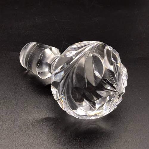 Attractive Early `Rose-Cut` Crystal Decanter