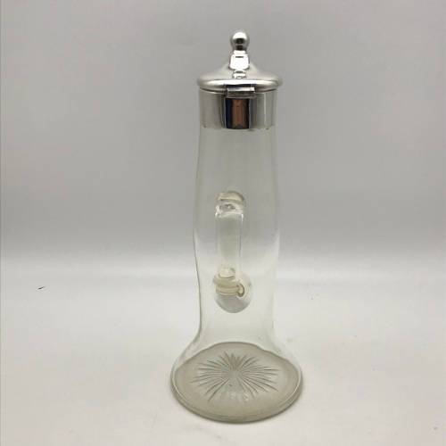 Vintage Silverplate & Cut-Glass Jug