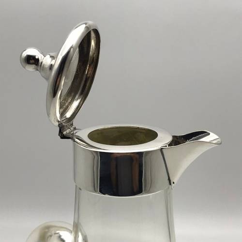 Vintage Silverplate & Cut-Glass Jug
