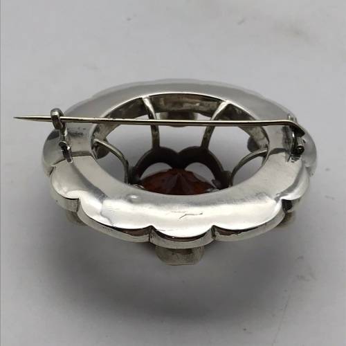 Lovely Antique Scottish Silver Brooch