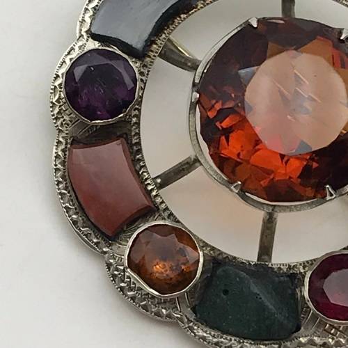 Lovely Antique Scottish Silver Brooch
