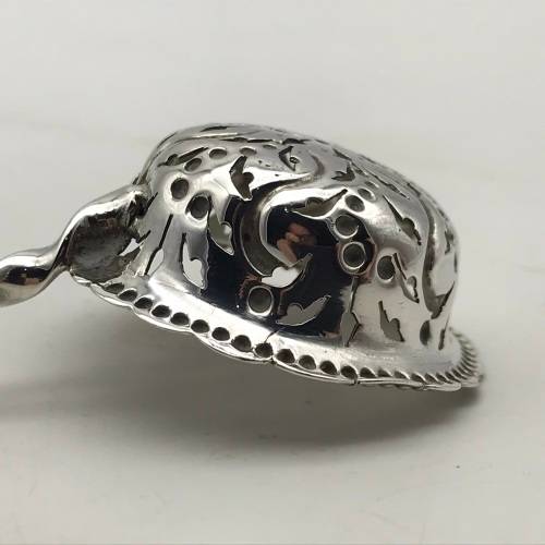 Victorian Silver `Sugar Sifter` Spoon (1878)
