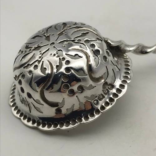 Victorian Silver `Sugar Sifter` Spoon (1878)