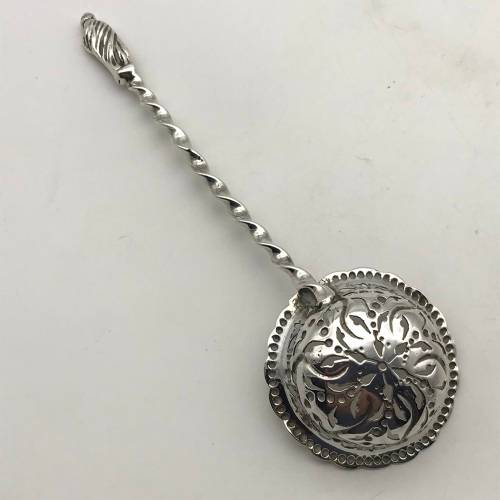 Victorian Silver `Sugar Sifter` Spoon (1878)