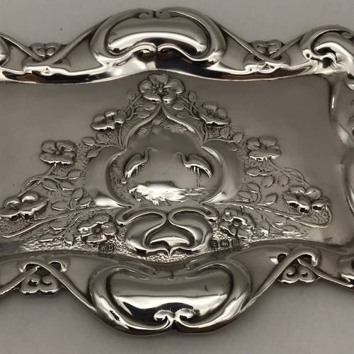 Antique Solid Silver Pin Tray (1911)
