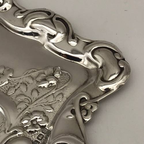 Antique Solid Silver Pin Tray (1911)