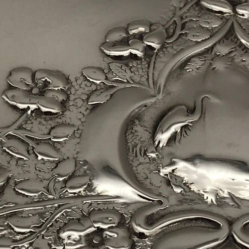 Antique Solid Silver Pin Tray (1911)