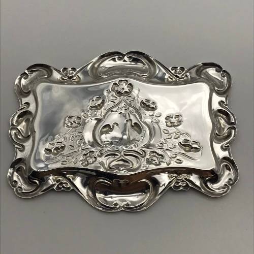 Antique Solid Silver Pin Tray (1911)