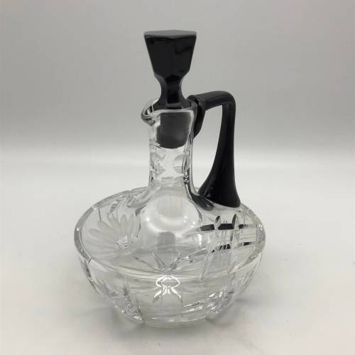 Art Deco Crystal Claret Jug