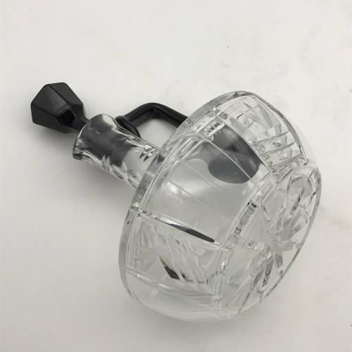 Art Deco Crystal Claret Jug