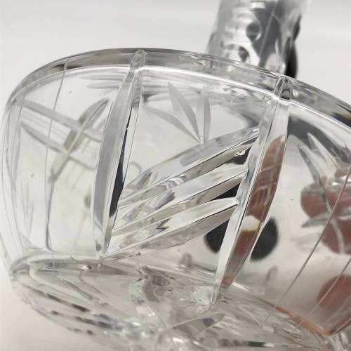 Art Deco Crystal Claret Jug