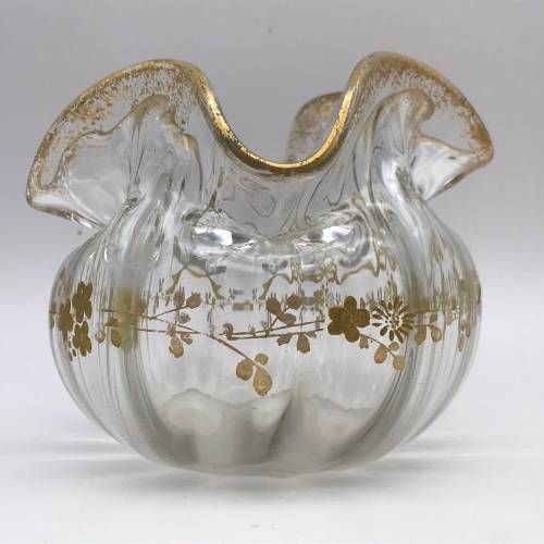Pair Victorian Glass Vases
