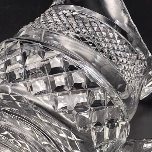 Large Early `Cut-Crystal` Water Jug