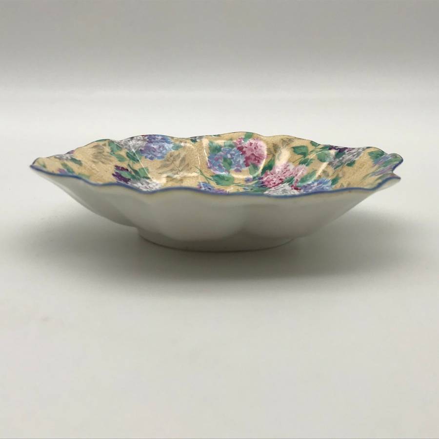 Pretty Early `Shelley` Chintz Pin Dish