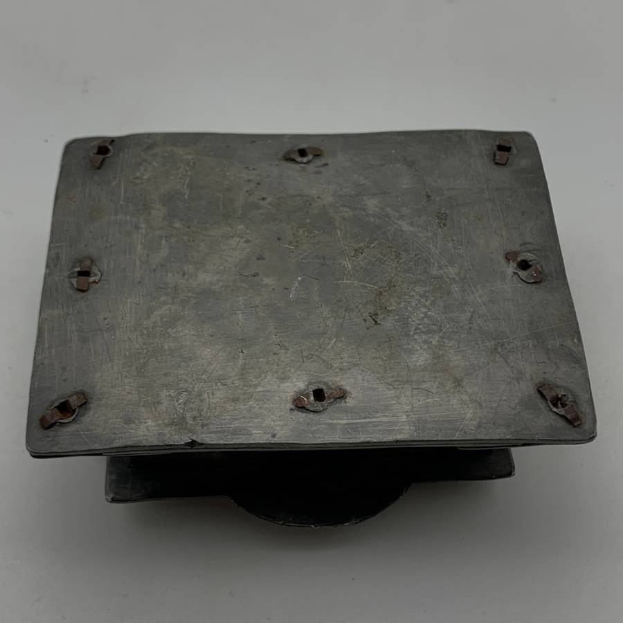 Antique Arts & Crafts` Pewter & Ruskin Cabochon Box