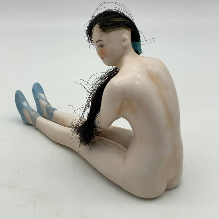 Antique Nude 'Bathing Beauty' Bisque Figure (Galluba & Hoffman)