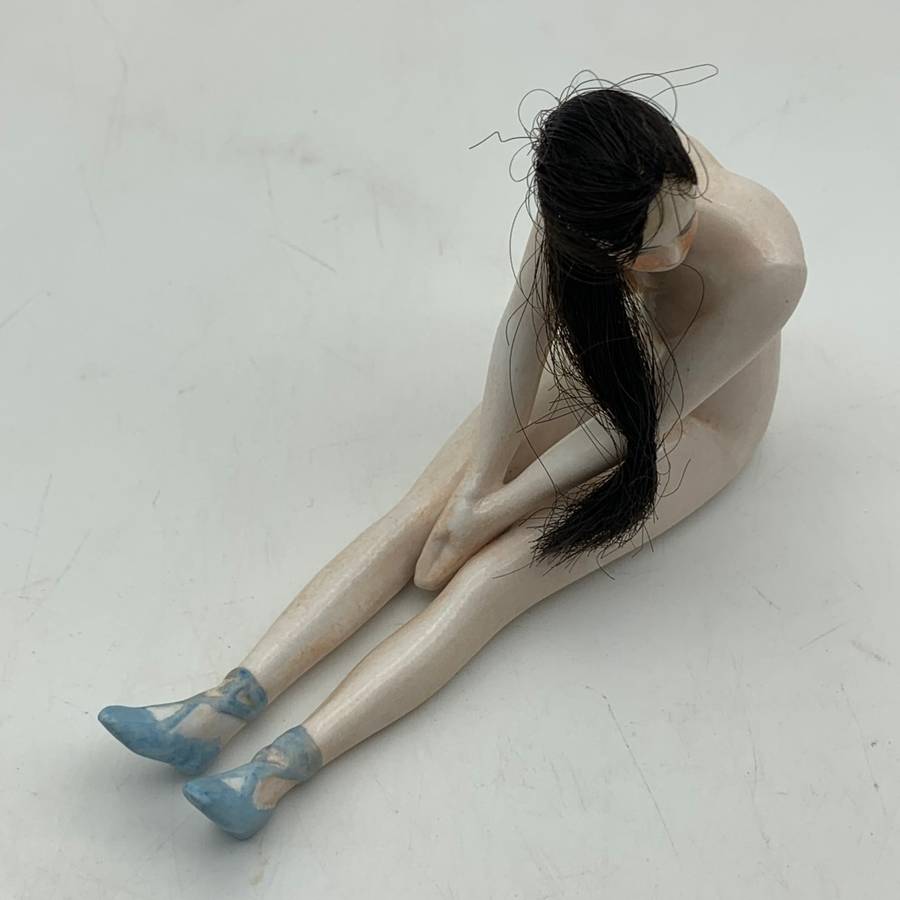 Antique Nude 'Bathing Beauty' Bisque Figure (Galluba & Hoffman)