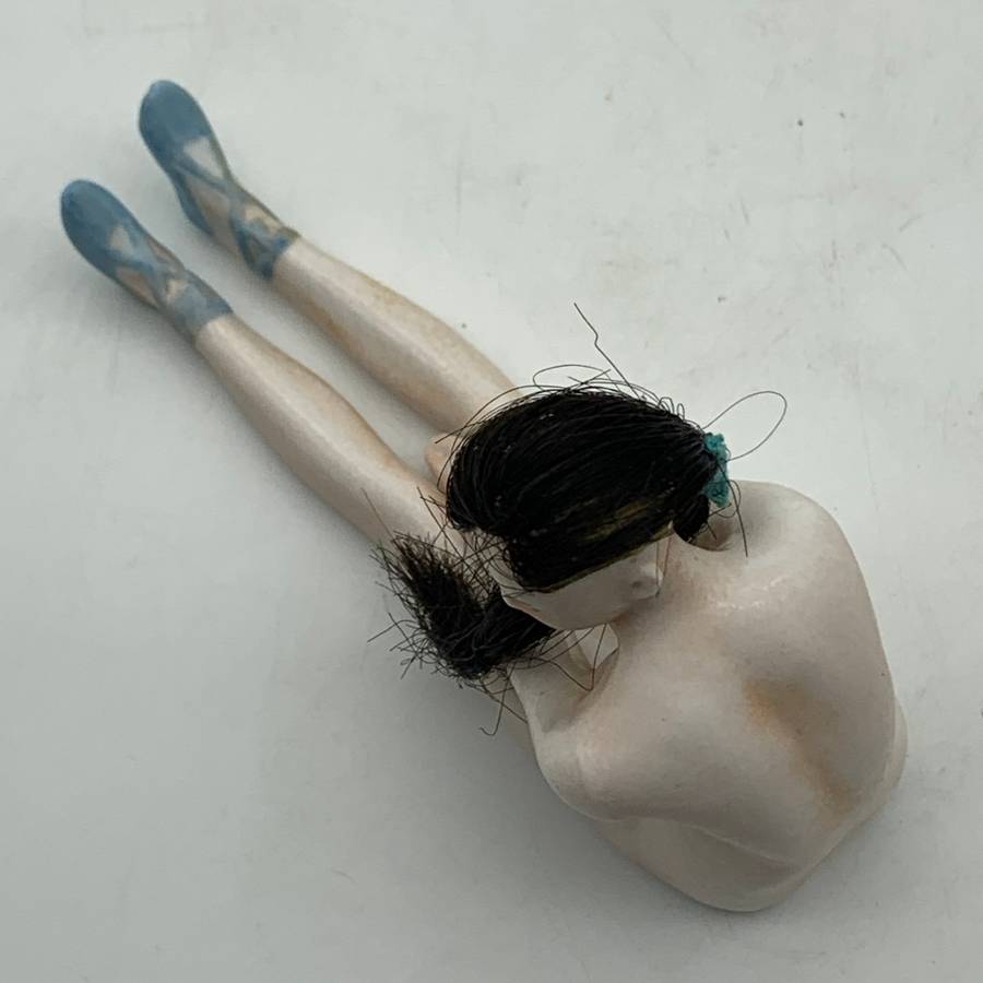 Antique Nude 'Bathing Beauty' Bisque Figure (Galluba & Hoffman)